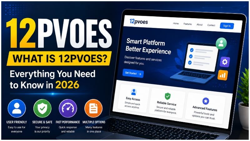 12PVOES featured image showing a modern digital platform interface with key features and security highlights.